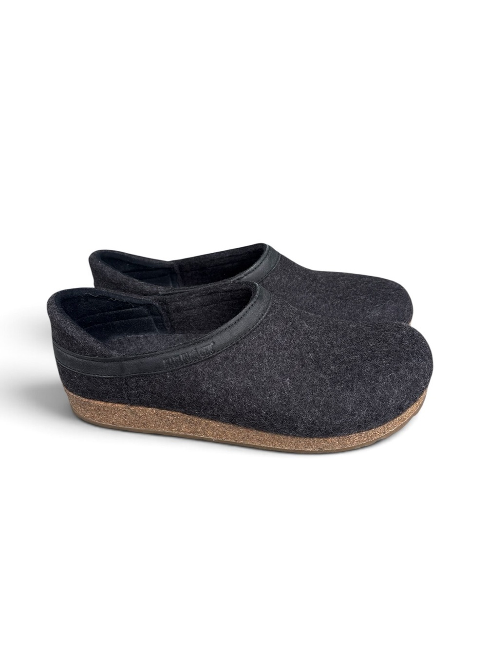 Haflinger GZH Grizzly With Heel Wool Clogs EU 42